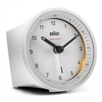 Braun BC07W-DCF Ξυπνητήρι Quartz Λευκό
