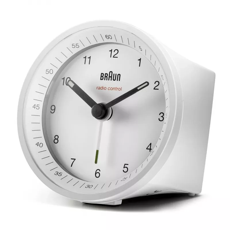 Braun BC07W-DCF Ξυπνητήρι Quartz Λευκό