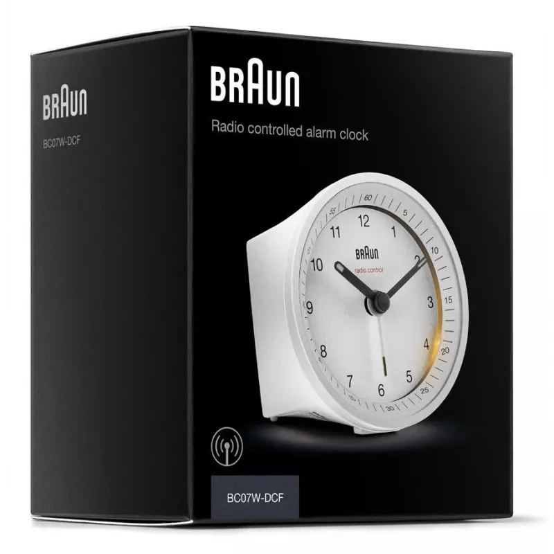 Braun BC07W-DCF Ξυπνητήρι Quartz Λευκό