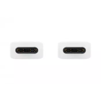 Samsung EP-DN975 - καλώδιο USB - USB-C (M) σε USB-C (M) - USB 2.0 - 1 m - τροφοδοσία USB (5A, 100 W) - λευκό - για Galaxy Note10, Note10+, Note10+