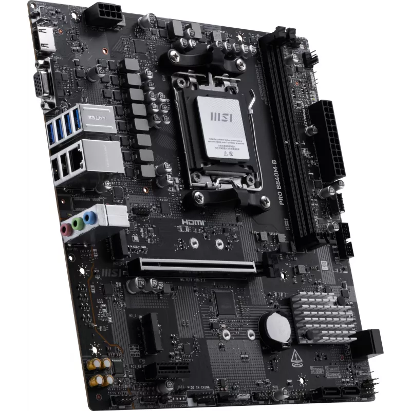 MSI PRO B840M-B Μητρική κάρτα AMD B840 Socket AM5 micro ATX