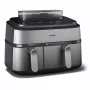 Philips 5000 series NA555/00 Φριτέζα διπλή 9 L ανεξάρτητη 2750 W φριτέζα αέρα ασημί