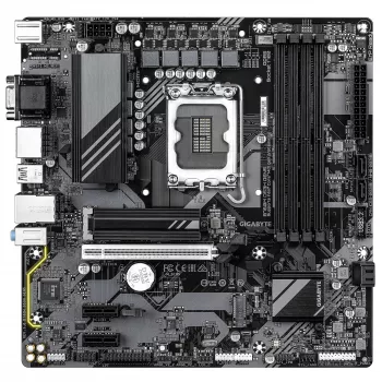 GIGABYTE B760M DS3H GEN5 Μητρική κάρτα - Υποστηρίζει Intel Core 14ης γενιάς CPUs, 6+2+1 φάσεις digital VRM, έως 5600MHz DDR5, 2xPCIe 4.0 M.2, 2.5GbE LAN, USB 3.2 Gen2