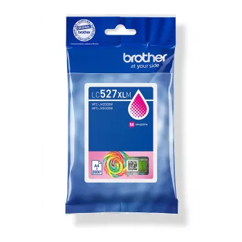 Brother Original LC527XLM Μελανοδοχείο υψηλής απόδοσης - Magenta, Υψηλή (XL) απόδοση, Magenta, pigment ink, 1 τεμ., 2000 σελίδες, μεμονωμένη συσκευασία