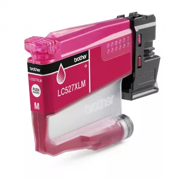 Brother Original LC527XLM Μελανοδοχείο υψηλής απόδοσης - Magenta, Υψηλή (XL) απόδοση, Magenta, pigment ink, 1 τεμ., 2000 σελίδες, μεμονωμένη συσκευασία