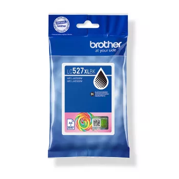 Brother Original LC527XLBK Μελανοδοχείο υψηλής απόδοσης – Μαύρο, Υψηλή (XL) απόδοση, Μαύρο, pigment ink, 1 τεμ., 3000 σελίδες, μεμονωμένη συσκευασία