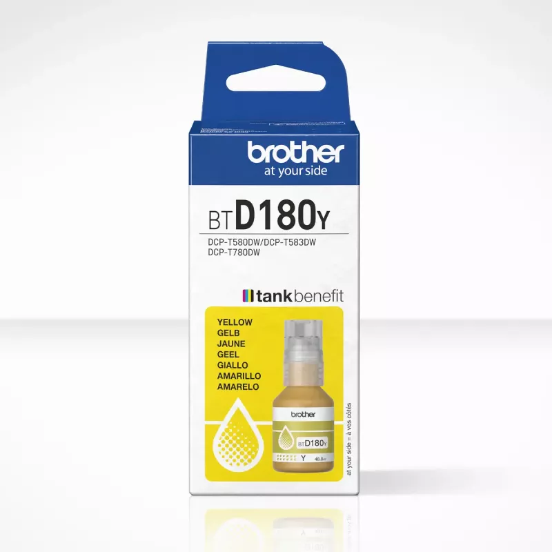 Brother BTD180Y Κίτρινο Original Μελανοδοχείο