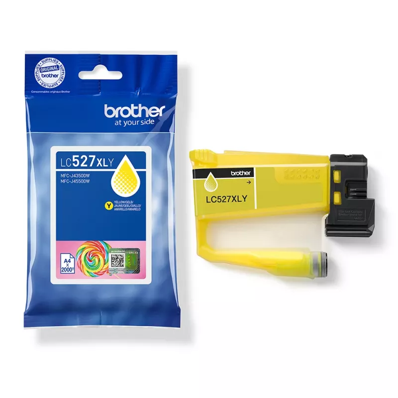 Brother Original LC527XLY Μελανοδοχείο υψηλής απόδοσης – Κίτρινο