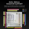 Κουτί υπολογιστή CORSAIR - Frame 5000D RS ARGB High-Airflow Mid-Tower - Λευκό