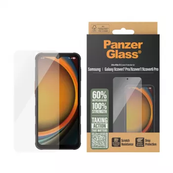 PanzerGlass ® Μεμβράνη προστασίας οθόνης Samsung Galaxy Xcover7 Pro | Xcover7 | Xcover6 Pro | Ultra-Wide Fit