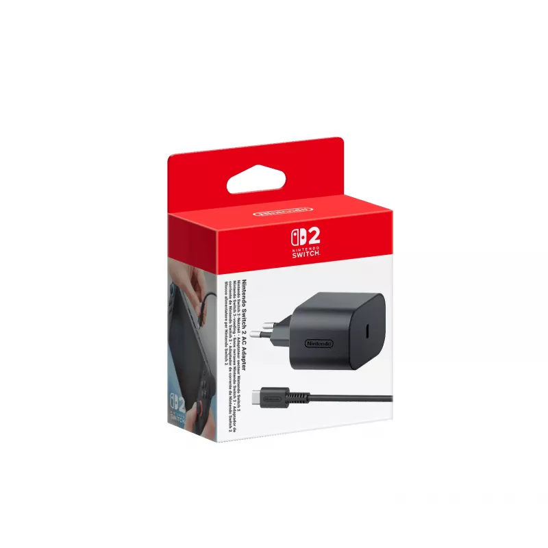 Nintendo Switch 2 Τροφοδοτικό AC, Εσωτερικού χώρου, AC, 20 V, 1.5 m, Μαύρο
