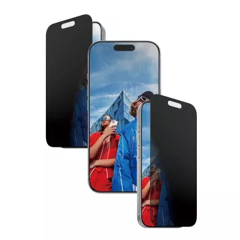 PanzerGlass ® 2-Way Privacy Screen Protector iPhone 17 | iPhone 16 Pro | Ultra-Wide Fit με EasyAligner