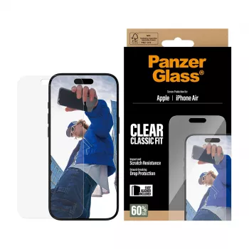 PanzerGlass® Μεμβράνη προστασίας οθόνης iPhone Air | Classic Fit με EasyAligner