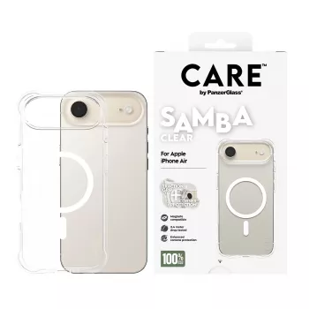 PanzerGlass CARE™ by ® Θήκη Samba Διαφανές με Λευκό MagSafe iPhone Air