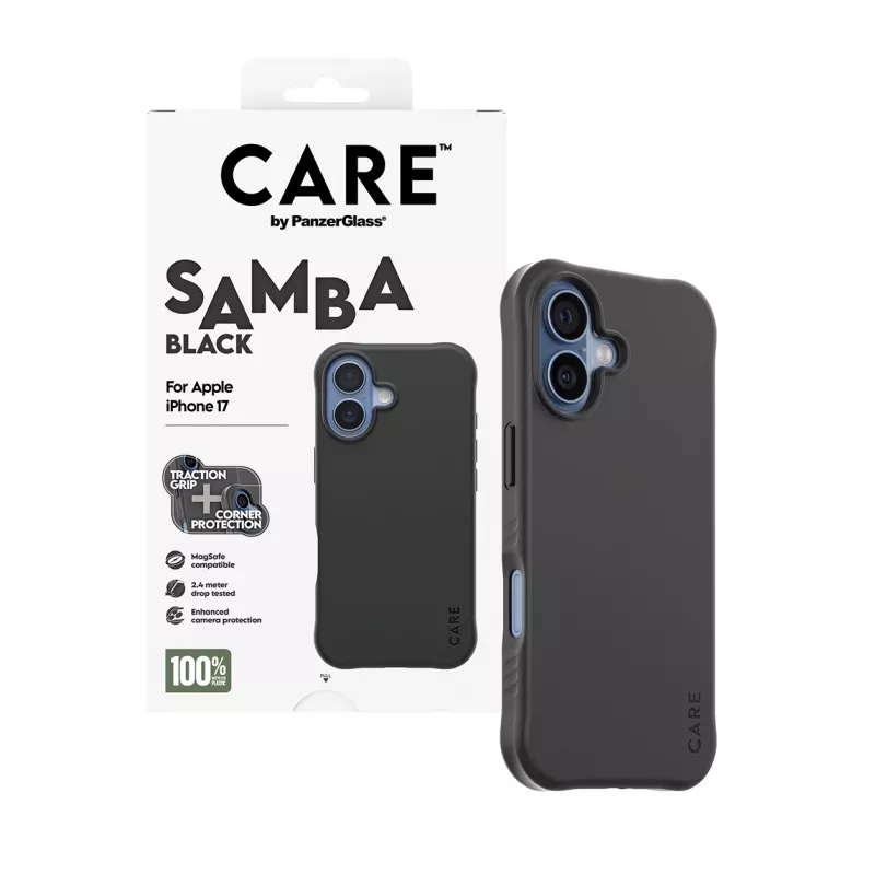 PanzerGlass CARE™ by ® Θήκη Samba Μαύρο με MagSafe iPhone 17