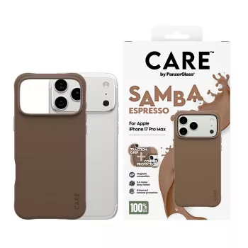 PanzerGlass CARE™ by ® Θήκη Samba Espresso με MagSafe iPhone 17 Pro Max