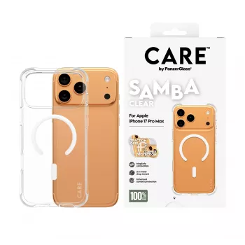 PanzerGlass CARE™ by ® Θήκη Samba Διαφανές με Λευκό MagSafe iPhone 17 Pro Max