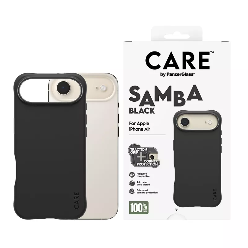PanzerGlass CARE™ by ® Θήκη Samba Μαύρο με MagSafe iPhone Air