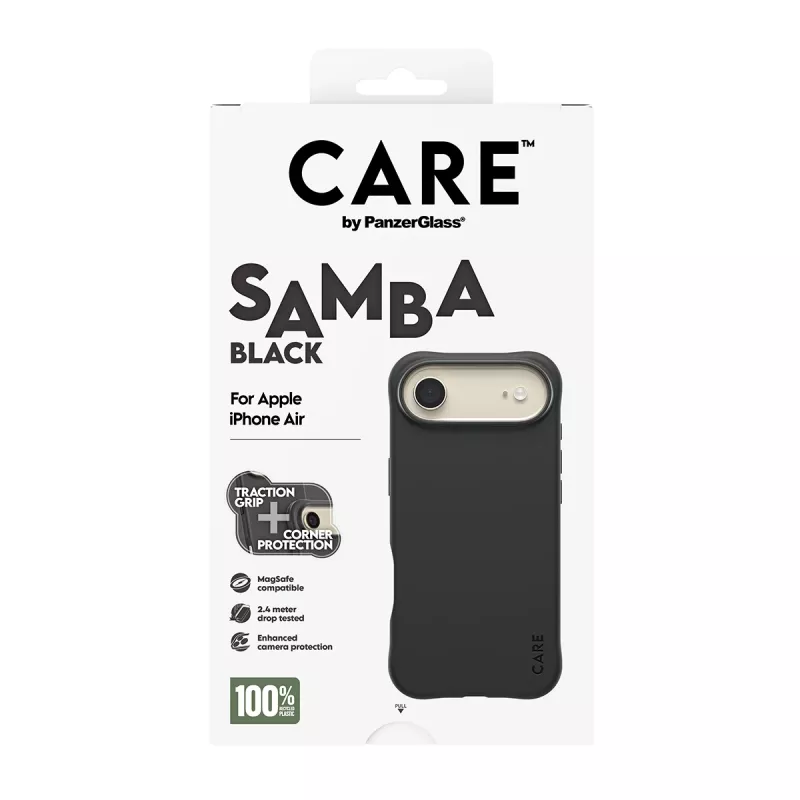 PanzerGlass CARE™ by ® Θήκη Samba Μαύρο με MagSafe iPhone Air