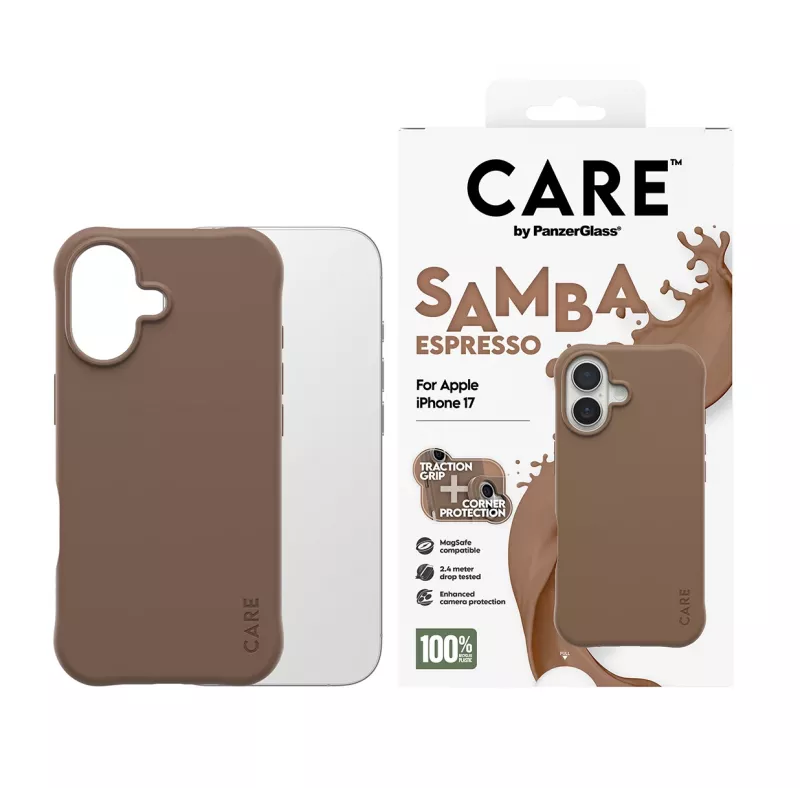 PanzerGlass CARE™ by ® Θήκη Samba Espresso με MagSafe iPhone 17