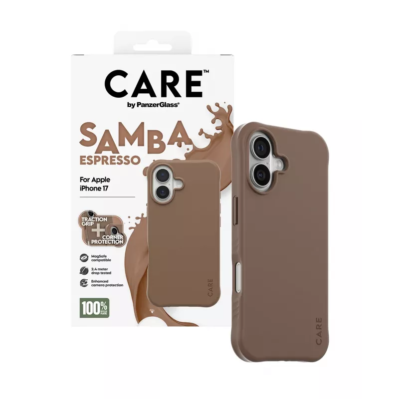 PanzerGlass CARE™ by ® Θήκη Samba Espresso με MagSafe iPhone 17