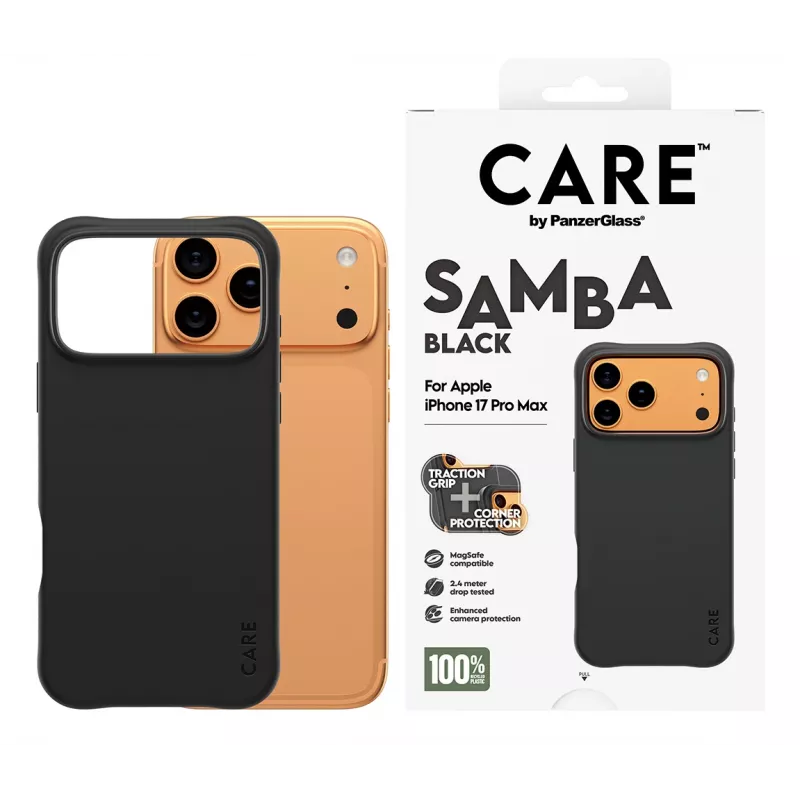 PanzerGlass CARE™ by ® Θήκη Samba Μαύρο με MagSafe iPhone 17 Pro Max