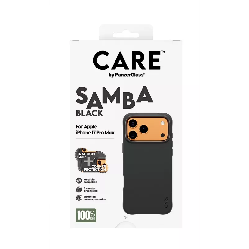 PanzerGlass CARE™ by ® Θήκη Samba Μαύρο με MagSafe iPhone 17 Pro Max