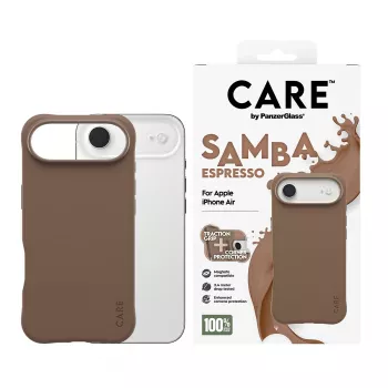 Θήκη PanzerGlass CARE by Fashionable Case Samba Espresso με MagSafe iPhone 17 Air