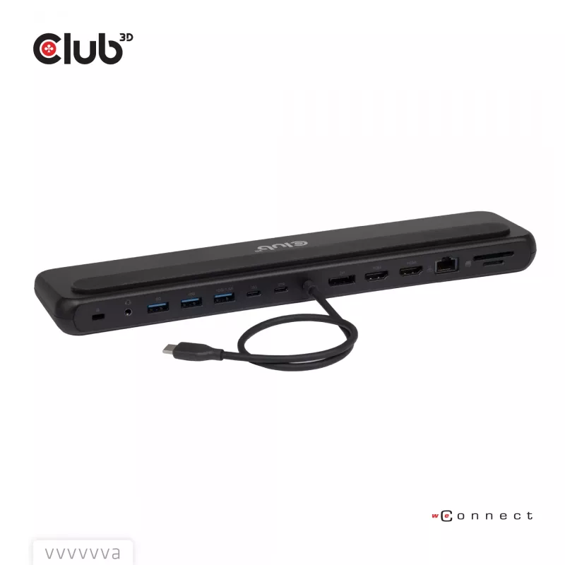 Dockingstation club 3d CSV-2541 USB-C με εξόδους HDMI και DisplayPort