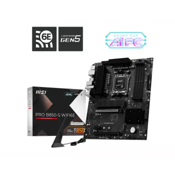 MSI PRO B850-S WIFI6E Μητρική κάρτα AMD B850 Socket AM5 ATX