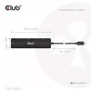 CLUB3D CSV-2553 Hub διασύνδεσης USB Type-C 5000 Mbit/s Μαύρο