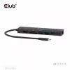 CLUB3D CSV-2553 Hub διασύνδεσης USB Type-C 5000 Mbit/s Μαύρο
