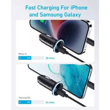 ANKER 325 1a1c 53w Pd Φορτιστής Αυτοκινήτου Με Pps