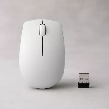 Ασύρματο συμπαγές ποντίκι Lenovo Compact Mouse με μπαταρία – αμφίχειρο, 1000 DPI, HF-Wireless, 3 κουμπιά, γκρι