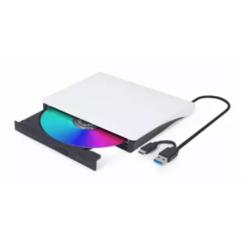 GEMBIRD Εξωτερικός οδηγός USB DVD, Μαύρο-Λευκό