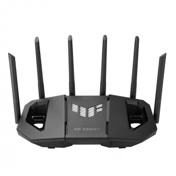 ASUS 90IG0A30-MO9C00 Ασύρματος δρομολογητής 2,5 Gigabit Ethernet Tri-Band (2,4 GHz / 5 GHz / 6 GHz) Μαύρο