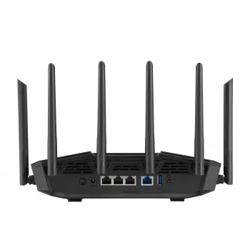 ASUS 90IG0A30-MO9C00 Ασύρματος δρομολογητής 2,5 Gigabit Ethernet Tri-Band (2,4 GHz / 5 GHz / 6 GHz) Μαύρο
