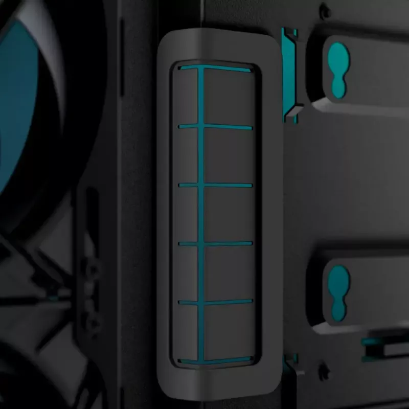 Κουτί υπολογιστή ARCTIC Xtender (Mirror Black) Midi-Tower μαύρο