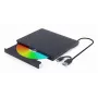 Εσωτερικός οδηγός DVD±RW Gembird DVD-USB-031 — USB Type-C, 24x CD / 8x DVD, Frontlader, μαύρο, 140×18×140 mm