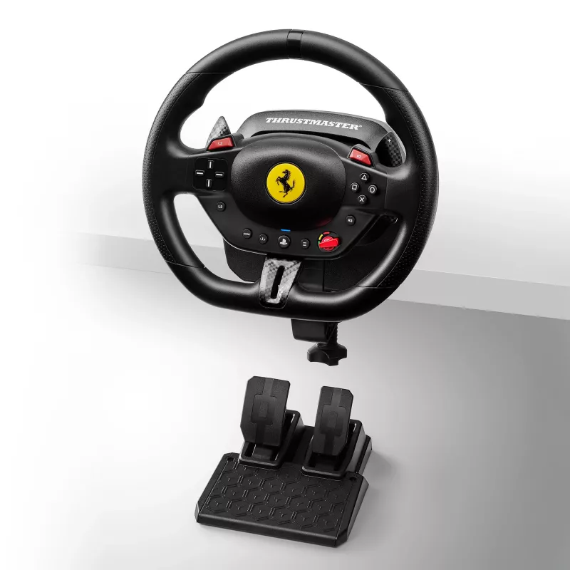 Thrustmaster T98-P FERRARI 296 GTB Μαύρο Τιμόνι + Πεντάλ PC, PlayStation 4, PlayStation 5
