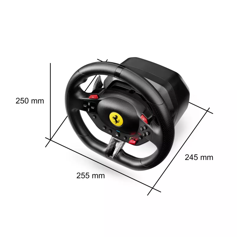 Thrustmaster T98-P FERRARI 296 GTB Μαύρο Τιμόνι + Πεντάλ PC, PlayStation 4, PlayStation 5
