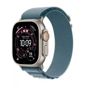 APPLE Watch Ultra 3 (2025) LTE 49mm Θήκη τιτανίου με Alpine Loop Medium - Μπλε