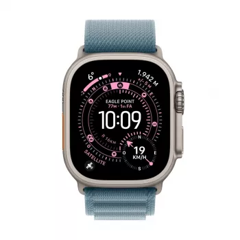 APPLE Watch Ultra 3 (2025) LTE 49mm Θήκη τιτανίου με Alpine Loop Medium - Μπλε