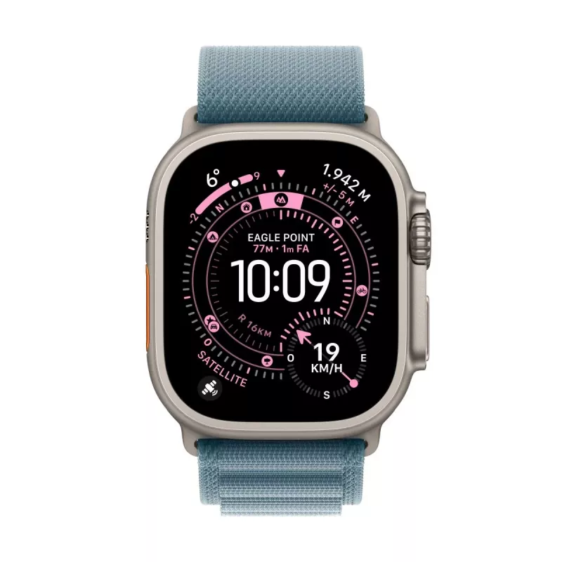 APPLE Watch Ultra 3 (2025) LTE 49mm Θήκη τιτανίου με Alpine Loop Medium - Μπλε