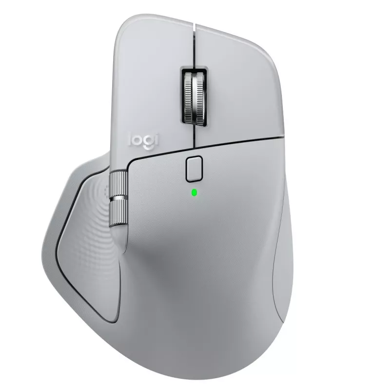 Ποντίκι Logitech MX Master 4 — για δεξιόχειρες, Laser 8000 DPI, RF Wireless + Bluetooth, 8 κουμπιά, γκρι
