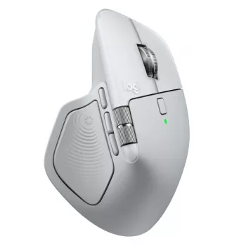 LOGITECH MX Master 4 για Mac - Ασύρματο ποντίκι - Λευκό-ασημί