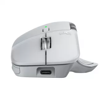 LOGITECH MX Master 4 για Mac - Ασύρματο ποντίκι - Λευκό-ασημί
