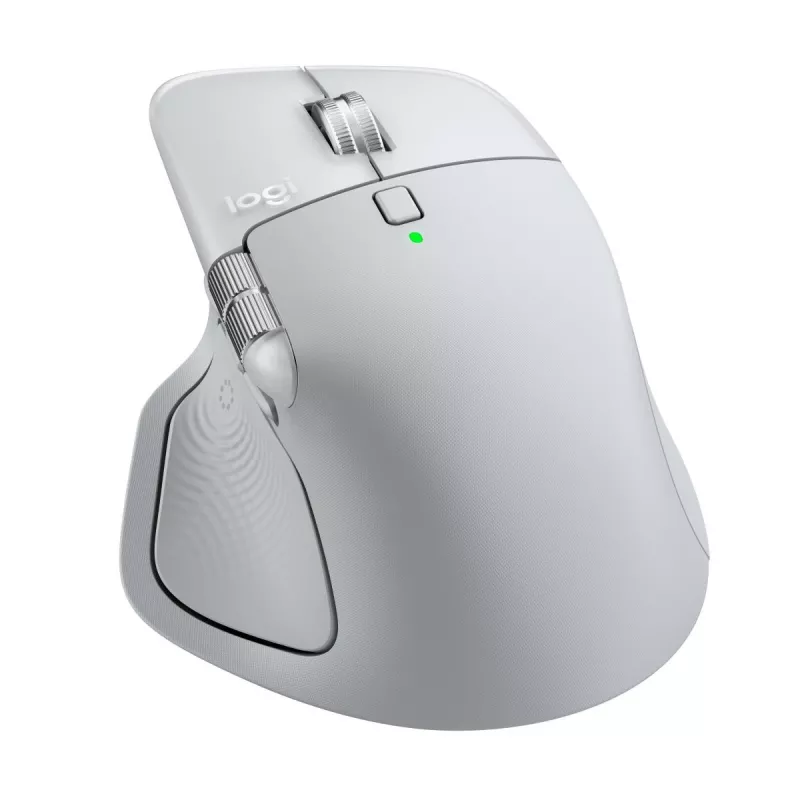 LOGITECH MX Master 4 για Mac - Ασύρματο ποντίκι - Λευκό-ασημί