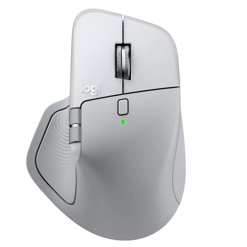 LOGITECH MX Master 4 για Mac - Ασύρματο ποντίκι - Λευκό-ασημί