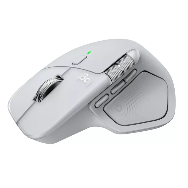 LOGITECH MX Master 4 για Mac - Ασύρματο ποντίκι - Λευκό-ασημί